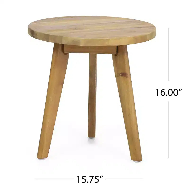 Christopher Knight Home Mcgill, ensemble de 3 chaises de conversation d'extérieur en bois d'acacia et corde, teck/gris foncé