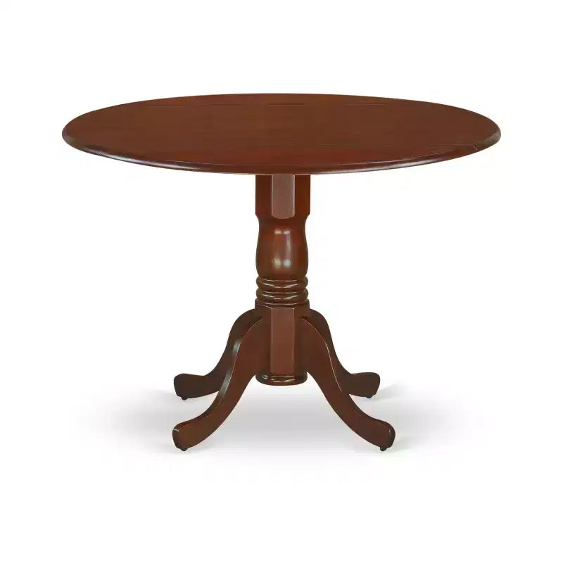 Ensemble de table à manger ronde en acajou HomeStock avec chaises