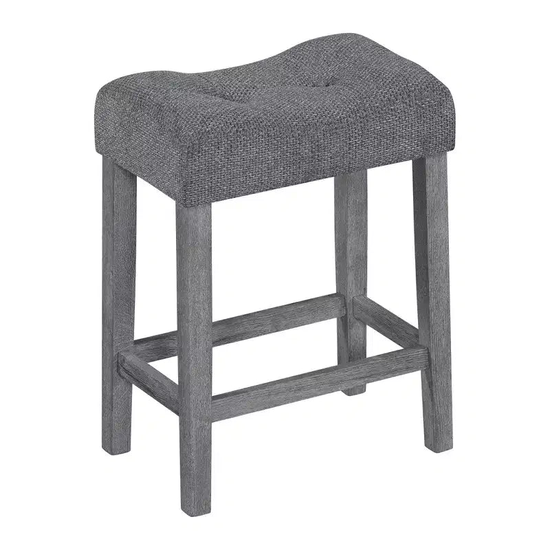 Ensemble de salle à manger de 4 pièces hauteur bar style ferme avec 3 tabourets, ensemble de salle à manger hauteur comptoir, ensemble de table de petit-déjeuner, ensemble de salle à manger bistrot, rustique et industriel - ModernLuxe