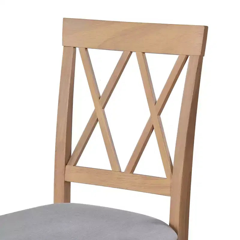 Ensemble de salle à manger 3 pièces extensible Merax avec chaises rembourrées