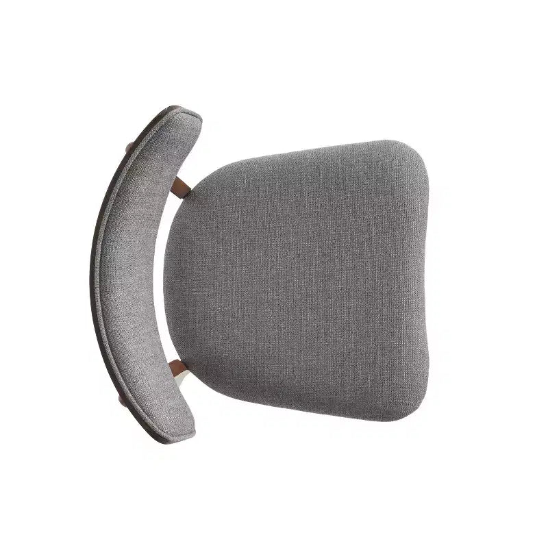 GDFStudio Megann Ensemble de salle à manger 5 pièces en tissu et bois, style moderne milieu de siècle