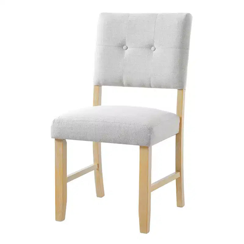 Ensemble de salle à manger en bois 6 pièces, table rectangulaire avec 4 chaises rembourrées et banc