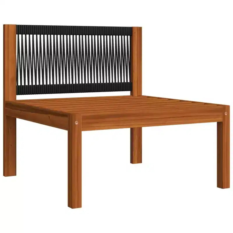 vidaXL Salon de jardin crème Bois d'acacia massif Grands sièges Nombreux