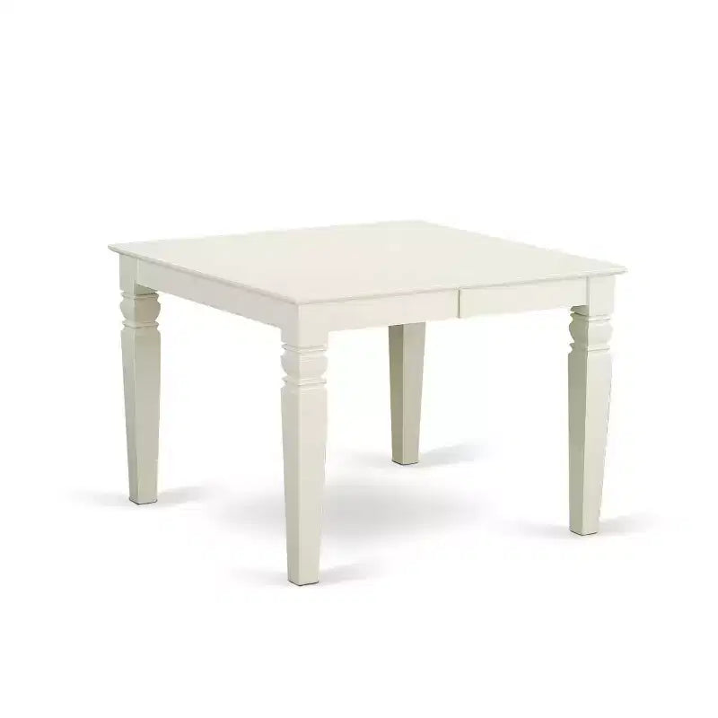 Table de salle à manger HomeStock 7 pièces rectangulaire avec plateau en bois massif finition crème et cerise et 6 chaises avec rallonge papillon