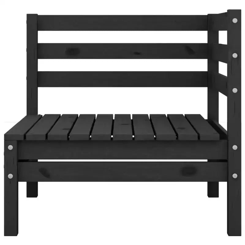 vidaXL Salon de jardin miel Bois de pin massif Moyen Modulable