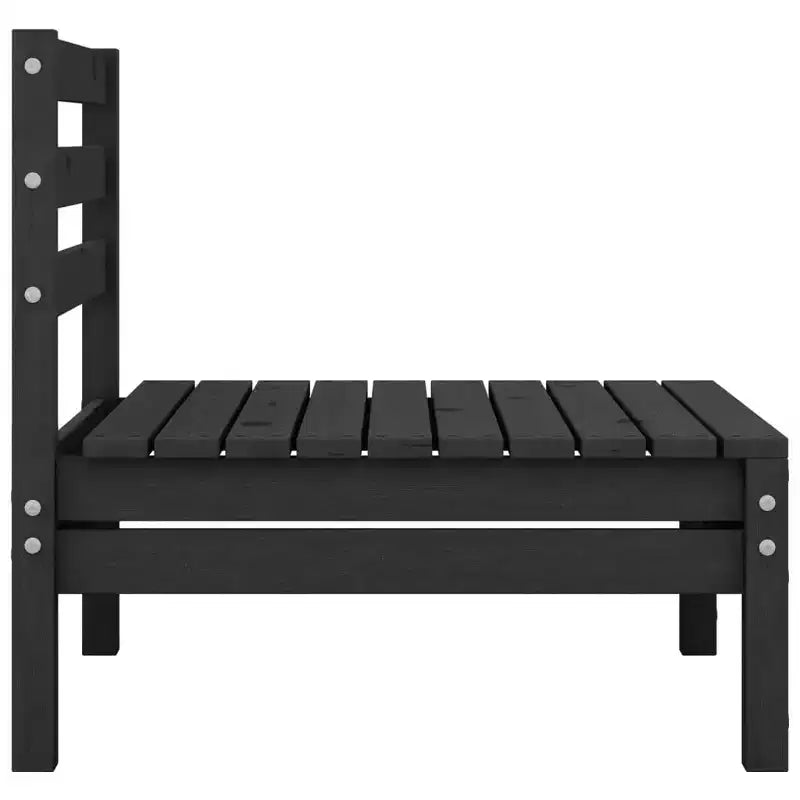 vidaXL Salon de jardin miel Bois de pin massif Moyen Modulable