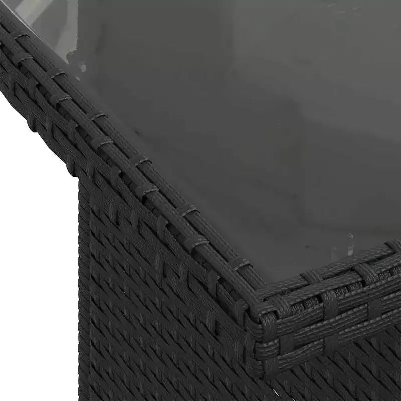 vidaXL Salon de jardin 8 pcs avec coussins résine tressée - Marron Sans rangement