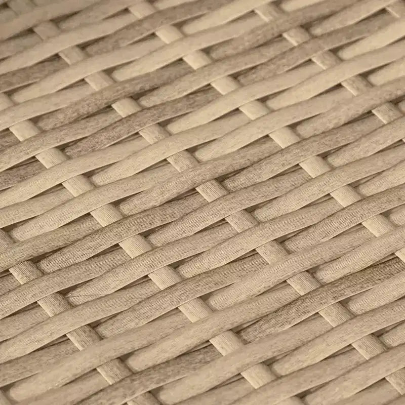 vidaXL Salon de jardin 8 pièces en résine tressée avec coussins, modulable et table réglable