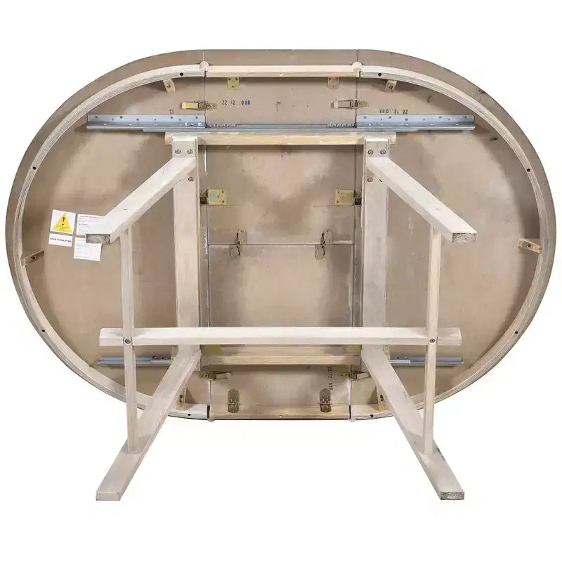 Ensemble table à manger ronde extensible, 5 pièces, table à manger en bois avec 4 chaises, ensemble de salle à manger pour 4 personnes