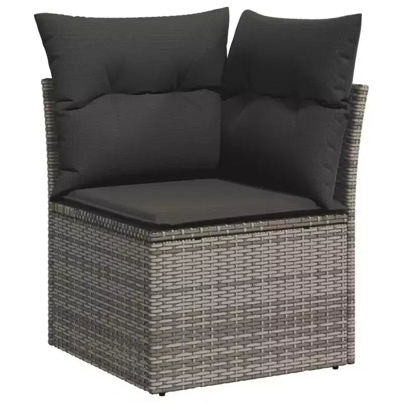 vidaXL Salon de jardin contemporain avec coussins, diverses couleurs