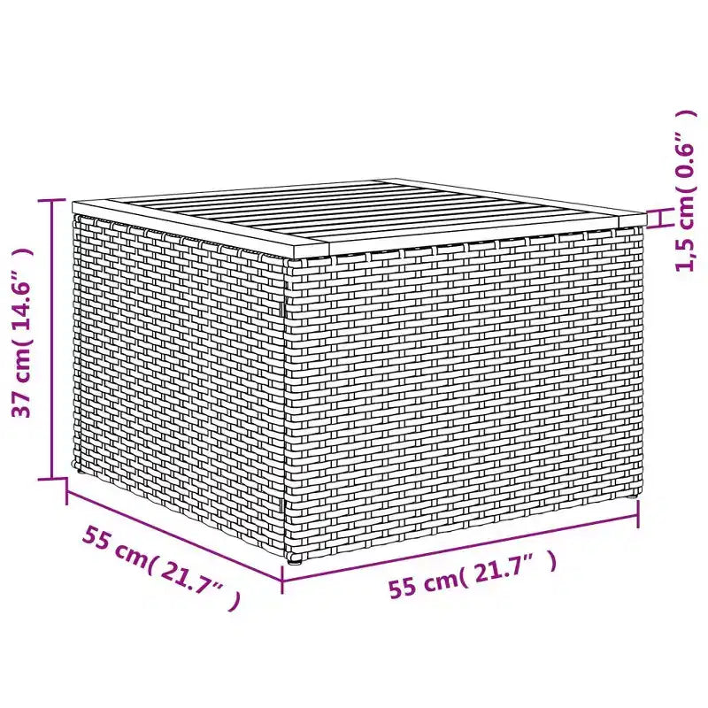 vidaXL Salon de jardin contemporain avec coussins, diverses couleurs
