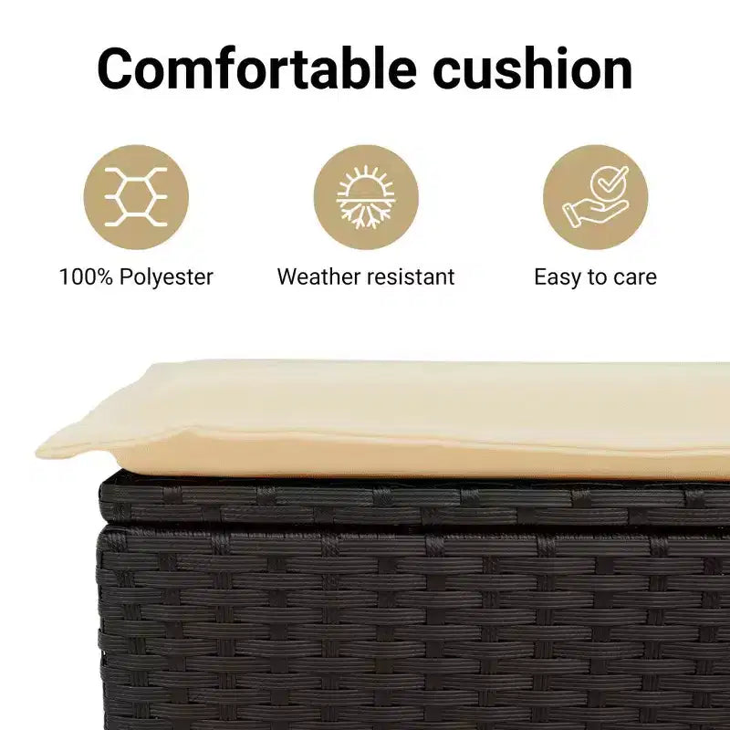 vidaXL Salon de jardin élégant avec coussins – Grand choix de couleurs