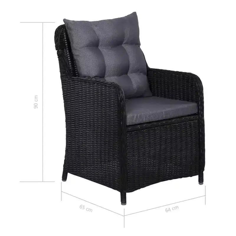 vidaXL Salon de jardin en acier thermolaqué Grande taille Durable