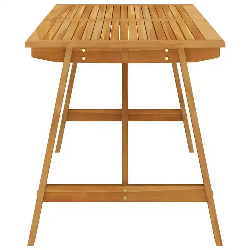 vidaXL Salon de jardin marron riche en bois d'acacia massif Moyen