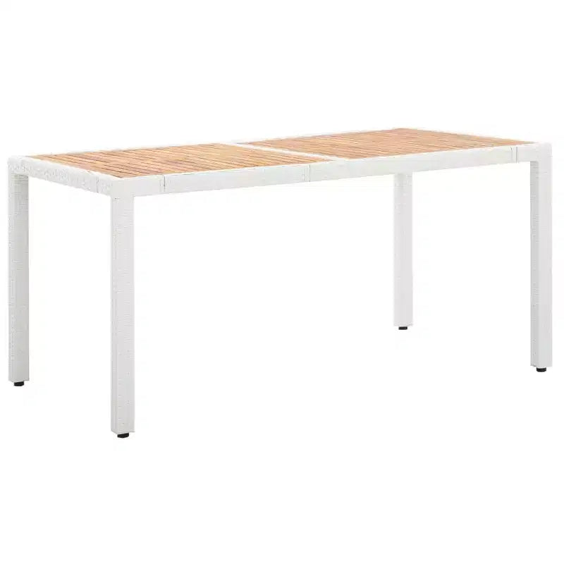 vidaXL Ensemble de salle à manger Naturel, Blanc, Noir