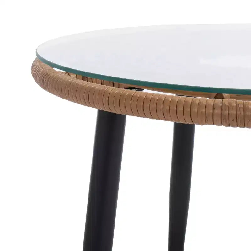 Ensemble de 3 chaises longues Warlen - Intérieur/extérieur - PAT9016 - Naturel/Beige - Safavieh