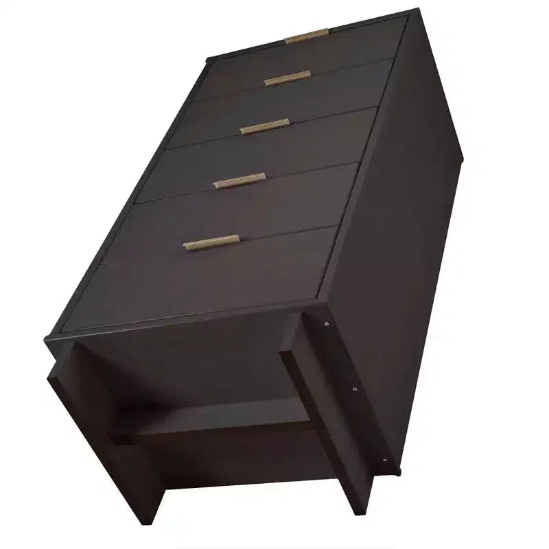 Ensemble de chambre à coucher Manhattan Comfort Granville 3 pièces avec commode simple et commode double