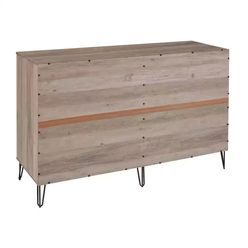 Ensemble commode 2 tiroirs et commode double 10 tiroirs Manhattan Comfort Dumbo 2 pièces moderne
