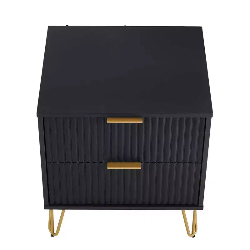 Ensemble de commode 5 tiroirs et table de nuit 2 tiroirs moderne Dumbo 2 pièces Manhattan Comfort