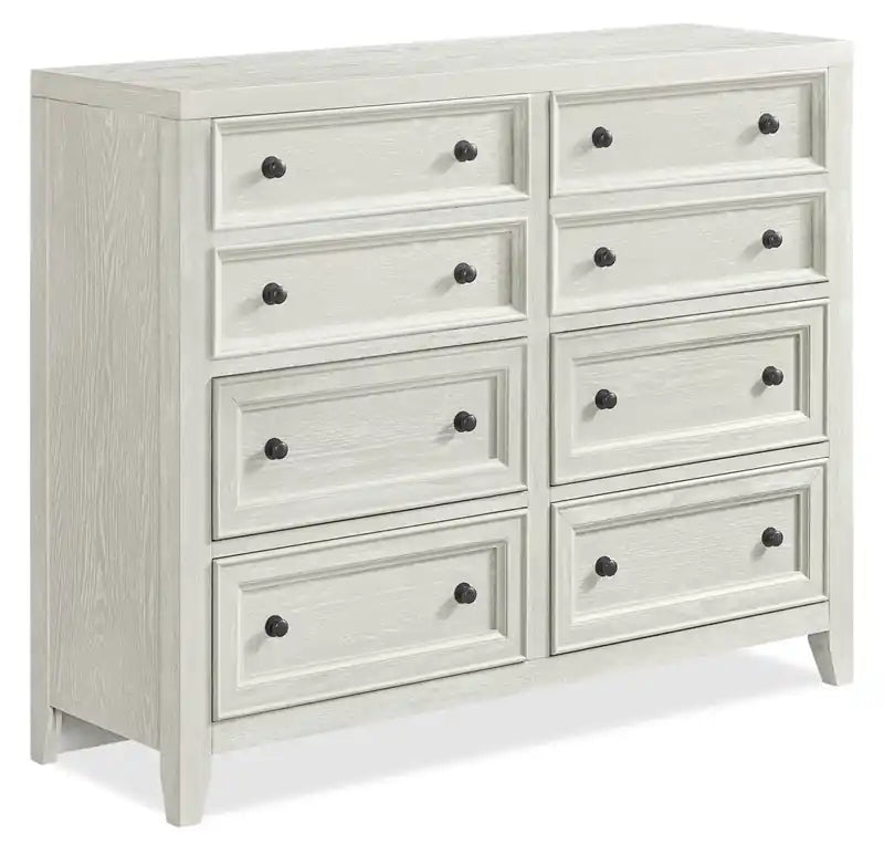 Commode 8 tiroirs pour chambre à coucher, 54W x 44H