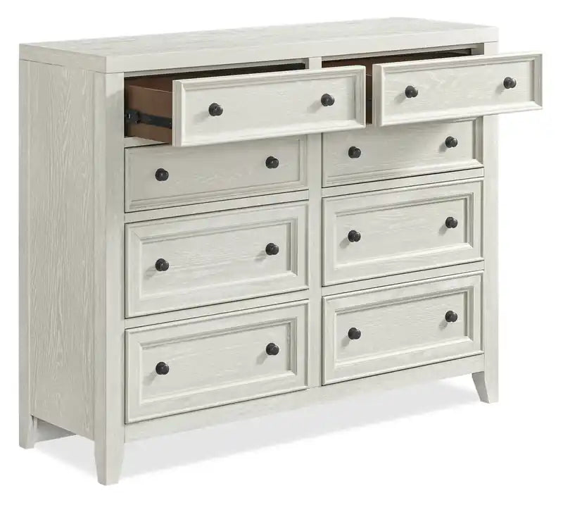 Commode 8 tiroirs pour chambre à coucher, 54W x 44H