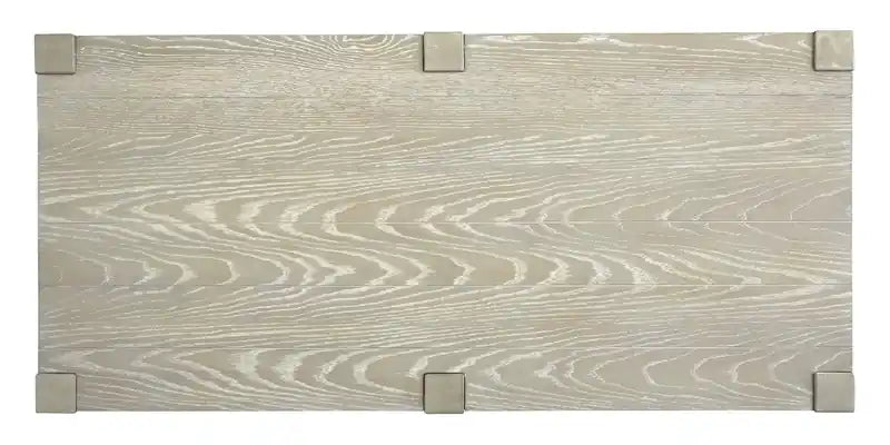 Table basse contemporaine 60 en bois massif avec étagère et roulettes - Gris Calico