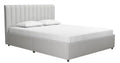 Novogratz Brittany Fabric Queen Bed with Storage Drawers