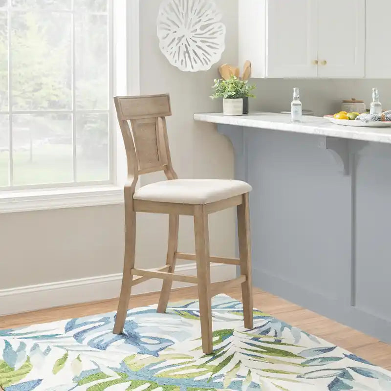 Tabouret de bar en tissu