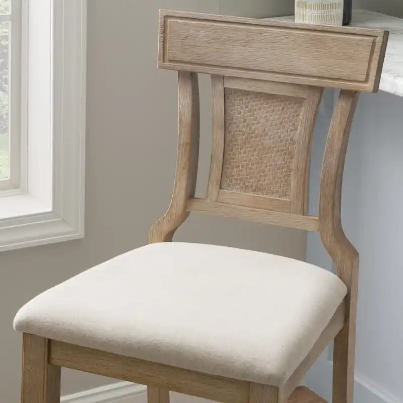 Tabouret de bar en tissu