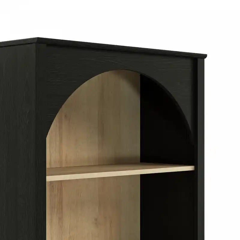 Bibliothèque - Chêne noir et naturel