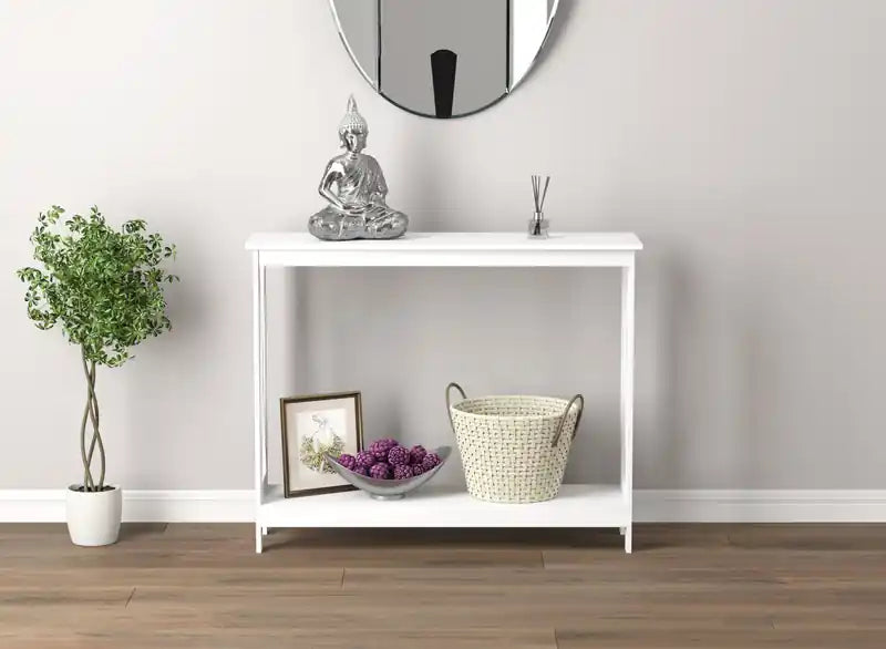Console de 40 pouces avec 1 étagère