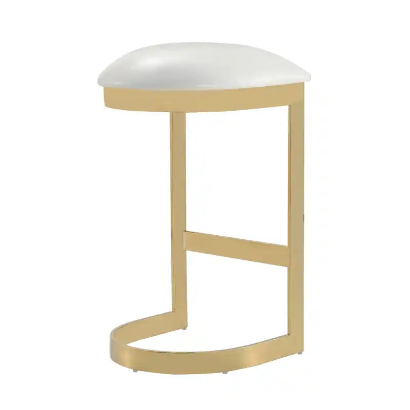 28.54 Tabouret de bar en acier inoxydable laiton poli