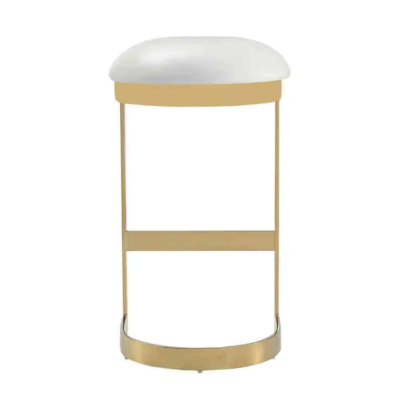 28.54 Tabouret de bar en acier inoxydable laiton poli