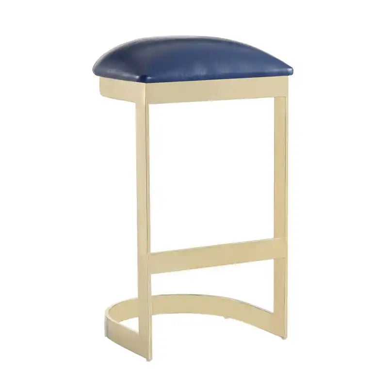28.54 Tabouret de bar en acier inoxydable laiton poli