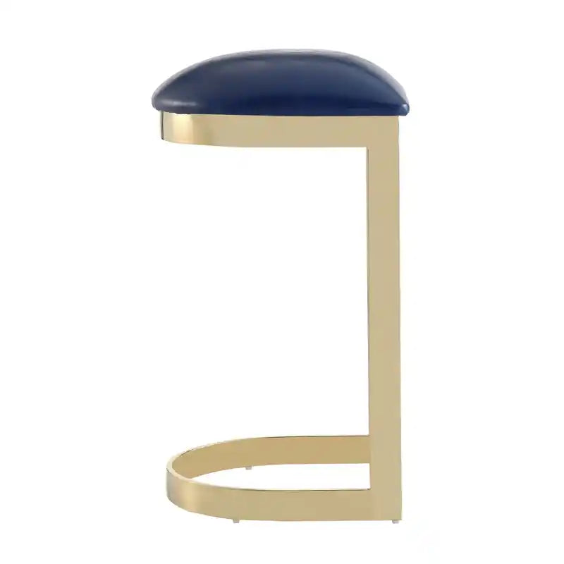 28.54 Tabouret de bar en acier inoxydable laiton poli