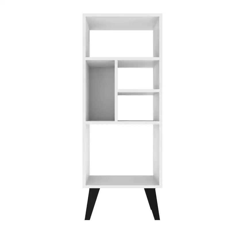 Manhattan Comfort Warren Mid-High Bookcase with 5 Shelves