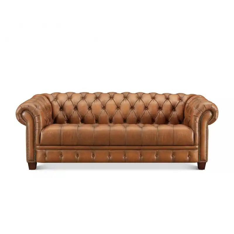 Hydeline York Leather Sofa