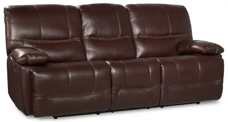 Canapé inclinable électrique zéro gravité en cuir véritable avec ports USB