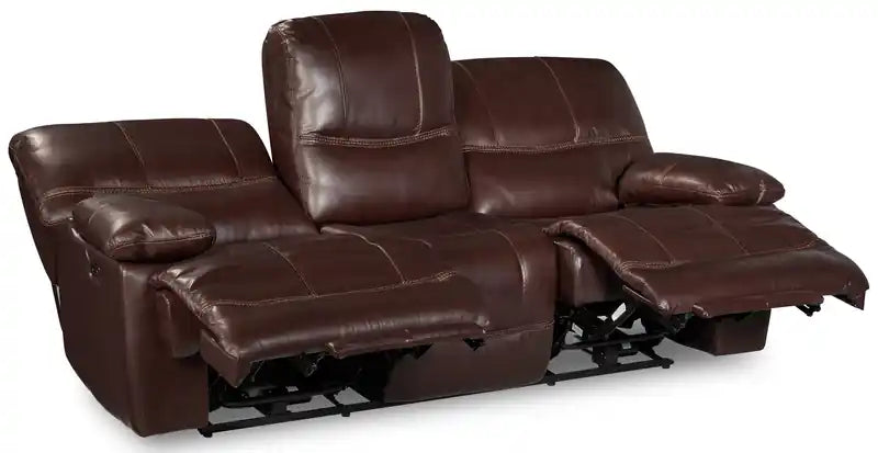 Canapé inclinable électrique zéro gravité en cuir véritable avec ports USB