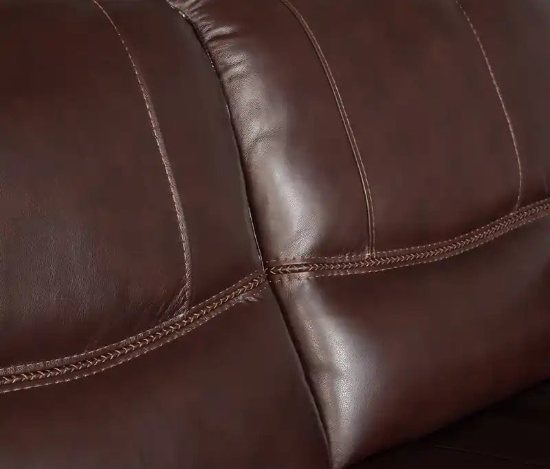 Canapé inclinable électrique zéro gravité en cuir véritable avec ports USB