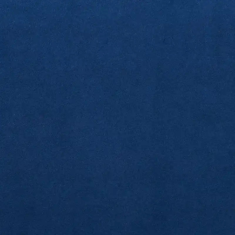 Lit plateforme rembourré en velours bleu