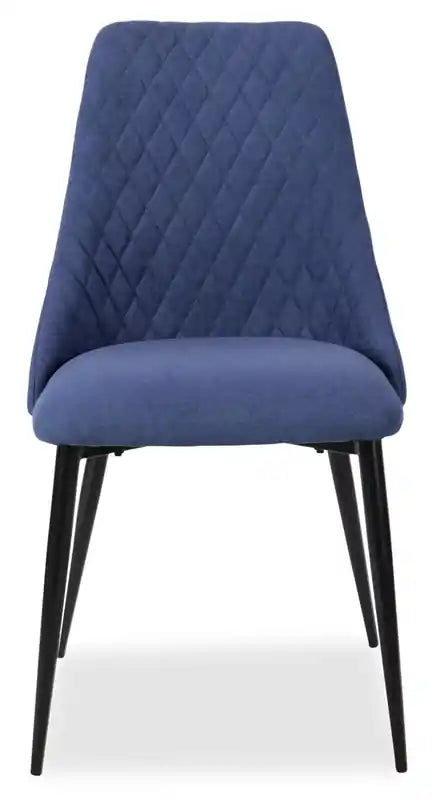Chaise de salle à manger en tissu polyester