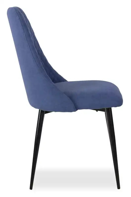 Chaise de salle à manger en tissu polyester